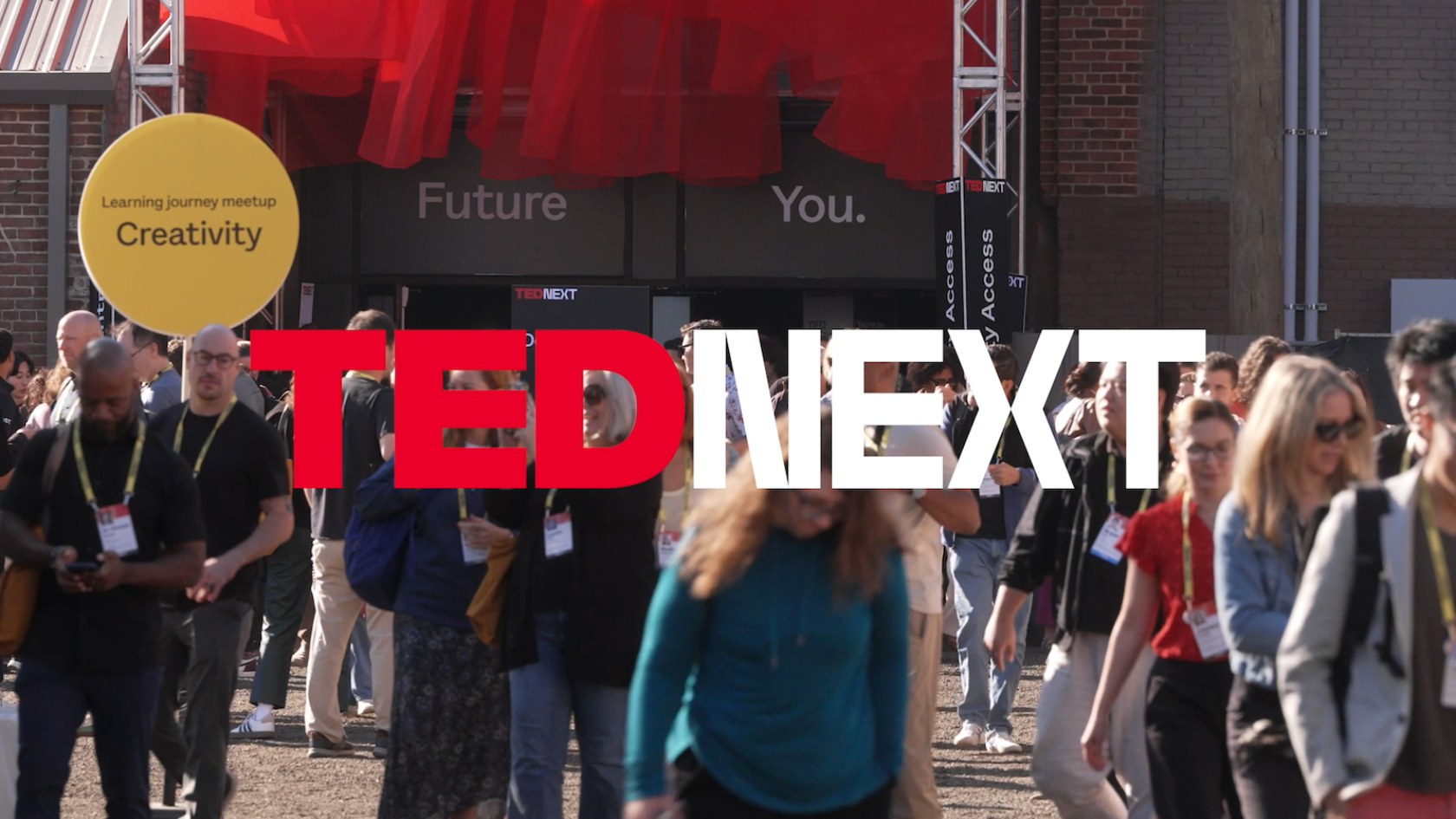 Francesca Hogi speaking at TEDNext 2025